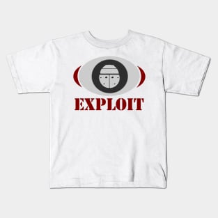 exploit: Ethical Hacker Online Cyber Expert Kids T-Shirt